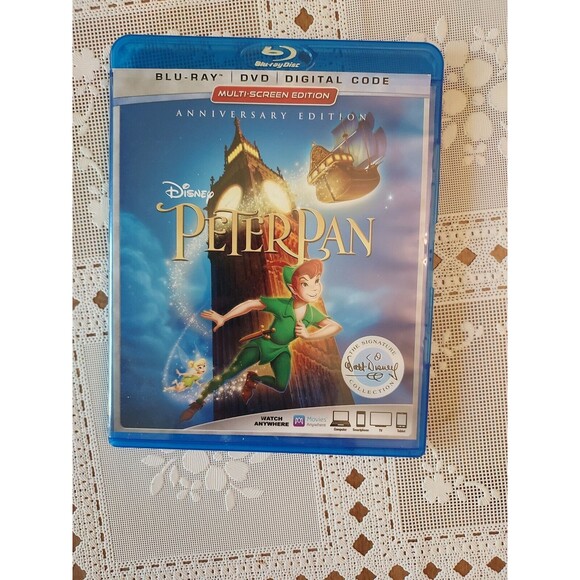 Disney Blue Ray DVDs Peter Pan BH Chihuahua Santa Paws 2 Super Buddie Xmas Carol - Picture 6 of 6